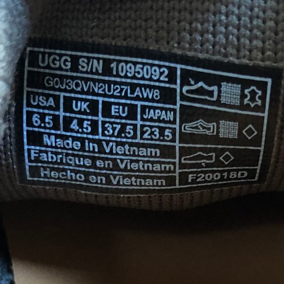 UGG Sidney Grey/Olive Knitted Trainers Sneakers - Picture 11 of 13